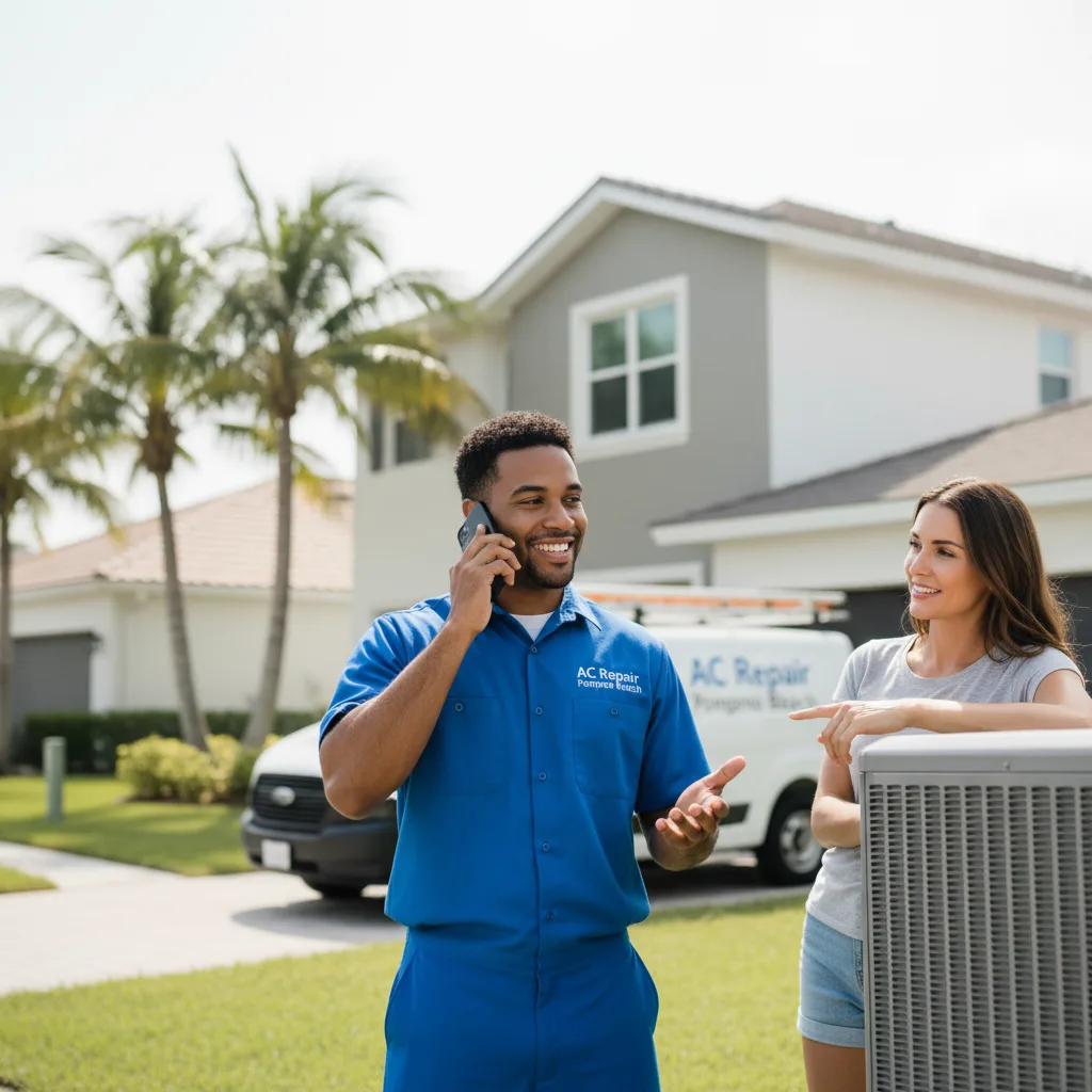 AC Repair Pompano Beach customer support in Temple
